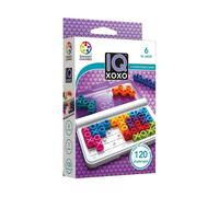 Smart Games IQ XOXO Jeu Solitaire Casse-Tête Portable Avec 120 Défis 7+ Ans