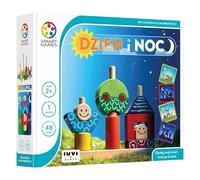 Smart Games - Jeu pour 1 joueur - Jeu solo - Jour et nuit - 48 tâches - Pour enfants à partir de 2 ans - Jeu de voyage