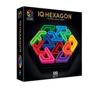 SmartGames - Jeu de puzzle IQ Deluxe Hexagon - 120 défis - Dès 14 ans