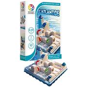 smart games - L'Atlantide - Jeu de Réflexion - Puzzle - 60 Défis 3D de Niveau Facile à Difficile - Echappe toi Avant qu'il Soit trop Tard - 1 Joueur - De 8 à 99 Ans, Blanc