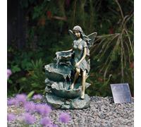 Smart Garden Fontaine Bain D’Oiseaux Solaire Extérieure Multicolore Jardin