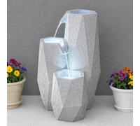 Smart Garden Fontaine Bain D’Oiseaux Solaire Extérieure Multicolore Jardin