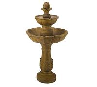 SMART Garden Fontaine bain d’oiseaux solaire Kingsbury à 3 étages pour jardin