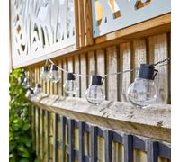 Guirlande solaire - SMART GARDEN - GloBulb - 10 Lumens - 40 ampoules - LEDs blanc chaud - Plastique - L 18.4 m
