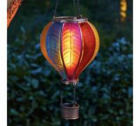 Smart Garden Lanterne Solaire Suspendue Ballon à Air Chaud 45cm LED Multicolore