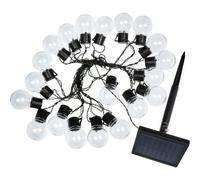 Smart Garden Solar Globulb Guirlande Lumineuse 10 M 20 Led Blanc Chaud 2 Modes