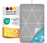 smart&gentle Housse de Repassage Ultra Douce 100x65 cm - Antidérapante, Résistante à la Chaleur, Protection Humidité - Tapis Repassage Fer Vapeur - Fabriquée en Allemagne