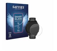 savvies 3 Pièces Protection Écran Verre pour Garmin Forerunner 165/165 Music 9H Film Protecteur, sans Bulles, Anti-Rayures, Verre Trempé