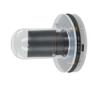 Smart Glow Tube Horloge numérique avec Wifi pour mise à jour automatique de la date et de l'heure, alarme tactile, mode nuit et affichage d'effets d'animation multiples