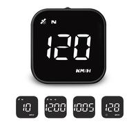 Smart Gps Hud Speedometer Kmh/Mph Display 2.0"" Lcd Display With Speed Alert Fatigue Warning Compass Navigation Warning For All Vehicles
