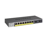 Smart GS110TP - V2 - commutateur - Géré - 8 x 10/100/1000 (PoE) + 2 x SFP - de bureau - PoE (46 W)