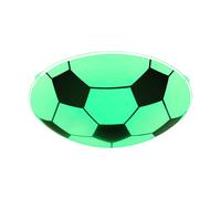 Smart Home Lampe de plafond pour enfants DIMMBAR Lampe de football en verre Alexa Google en set avec ampoules LED RGB incluses