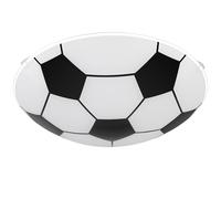 Smart Home Lampe de plafond pour enfants DIMMBAR Lampe de football en verre Alexa Google en set avec ampoules LED RGB incluses