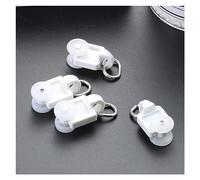 Smart Home - Lot de 200 crochets universels pour rideaux électroniques compatibles avec Dooya Aqara Tuya - 200 glissières de rideaux pour une automatisation améliorée
