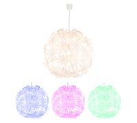 Smart Home Suspension Lampe à commande vocale App Fleurs Abat-jour Lampe à suspendre, 1x E27 RGB LED dimmable blanc chaud