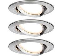 Smart Home Zigbee Kit Smart Home Zigbee 3.0 Spot encastré LED Nova Coin + Zigbee Cephei orientable rond 84mm 50° Coin 3x6W 3x470lm 230V 2700K Acier brossé Acier brossé