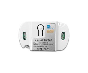 Smart Home Zigbee Ventilateur de plafond avec interrupteur intelligent pour téléphone portable Contrôle vocal Chauffe-eau 200 W Charge AC 85-265 V Durabilité