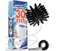 Smart House Inc - Kit de Nettoyage pour Grille d'aération sèche-Linge 9 mètres Innovant, Anti-Peluches, réutilisable en Nylon résistant Brosse Souple avec Fixation perceuse Un Plus Rapide