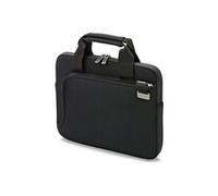 DICOTA Smart Skin Housse Néoprène 12.5" (31.8cm) Noir, Poche Avant, Hydrofuge, Fermeture Zippée, 335x240x25mm, 270g