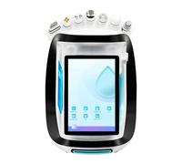 Smart Hydra Dermabrasion Machine de nettoyage du visage, système de soins de la peau multifonction 7 en 1 avec écran tactile HD de 10,1", pour nettoyage en profondeur des pores et extraction des