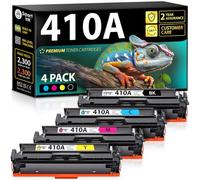 Smart Ink Cartouche de Toner de Rechange 410A pour HP 410A HP 410X CF410A CF411A CF412A CF413A à Utiliser avec Color Laserjet Pro MFP M477fnw M452nw M452dn M477fdw M477fdn M452dw (Noir et CMY)