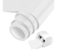 Smart iron on Cri-cut Joy Xtra, 24 cm x 200 cm, blanc, film flexible pour traceur textile, vinyle de transfert thermique, rouleau de film flexible pour vêtements, film à repasser, t-shirts et plus de