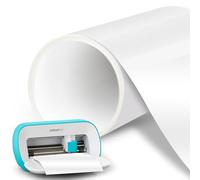 Smart Iron On for Cricut Joy, blanc, 14 x 200 cm, film pour traceur textile Smart Heat Transfer vinyle, rouleau de film flexible traceur textiles à repasser, sans tapis de découpe pour t-shirts DIY,