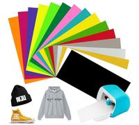 Smart Iron on pour Cri-cut Joy, 14 x 30,5 cm, PU film pour traceur textile, transfert thermique, vinyle, filmflexible pour traceur textiles à repasser, pour tissus, t-shirts