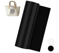 Smart Iron on pour Cricut Joy, 14x200cm Feuilles Vinyle de Transfert de Chaleur, films pour traceur textile, Flex Thermocollant pour Tissu pour DIY T-Shirts, Vêtements, Chapeaux, Noir