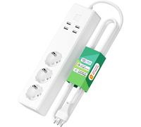 - Smart Italian Power Strip Wifi, Alexa With 3 Ac Outlets, 4 Usb Ports, Overload Protection, Compatible With App, Smartthings And Google Assistant
