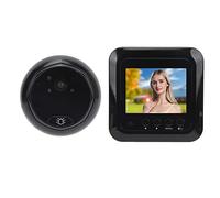 Smart Judas Viewer, Écran HD 2,4 Pouces 1 MP Lentille en Verre de Haute Qualité, Sauvegarde Automatique de La Sonnette Vidéo, Fonction FIFO Super Grand Angle 160° Pour les maisons, les appartements