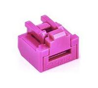 SMARTKEEPER Bloqueur de port LAN RJ45 – Rose – Pack de 100