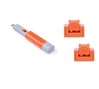 SMARTKEEPER Bloqueurs de ports RJ45 Essential – Lot de 10 avec 1 clé de verrouillage Basic/Orange