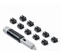 SK NL03PKBK - Serrure de port, RJ45, 10 pièces, avec clé, noire