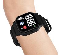 Smart Kids Watch - Sports Watch for Kids Waterproofr | Sports imperméables Regardez pour l'enfant, Montre numérique pour Les, Sports de Silicone Confortables montrez Le Bracelet imperméable Le