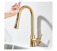 Smart Kitchen Faucet with 360° Swivel Touchless Design Easy Installation Water-Saving Modern Style for Home Use - Gray
