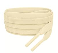 Smart Laces Lacets plats de 120 cm/47 couleur crème, lacets de rechange idéaux pour chaussures Air Jordans