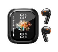 Smart Language Earbuds - Casque de traducteur à écran tactile, technologie sans fil avec interprétation instantanée, assistant de conversation portable, appareil audio pour le bureau, les voyages