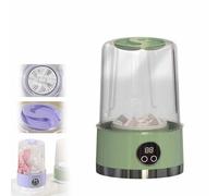 Smart Laundry Cup, Underwear Washer, Wireless Portable Laundry Cup, Upgraded Mini Washer Suitable for Small Clothes, for Bra, Underwear, Socks, Baby Clothes and Camping RV Travel (Green)