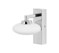Smart LED bathroom light chrome - 7W - 500LM - 3000-6500K - 12cm - IP44 - Orbis Elypse wall light - lampe de salle de bain avec technologie Wifi -