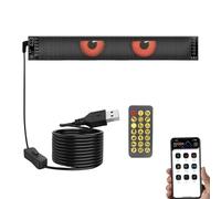 Smart LED Car Lights, RGB Waterproof Devil Eyes Light, Programmable Flex Car Display, Funny Eye Light Signs, Car Decoration Lights, LED Eye Lights For Cars, Color-Changing Car Lights, Creative LED Sig