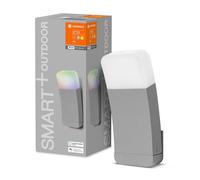 Smart + LED Lampe Applique Murale Incurvé Argent IP44 10W 550lm RGBW Chaude Wifi