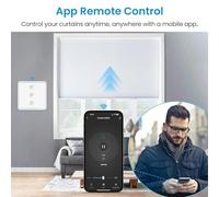 Smart Life - interrupteur à bouton-poussoir for rideau de volet roulant, télécommande via Assistant Alexa(4 PACK)