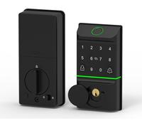 Smart Lock Porte d'entr��e sans clé Ty App Empreinte digitale Carte de mot de passe Clé m��que 5 m�thodes de d�verrouillage Alliage d'aluminium f��r 35-50 mm d'�paisseur B��ro-maison-chambre à coucher