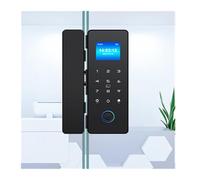 Smart Lock, Serrure à empreinte digitale intelligente Bluetooth for porte coulissante en verre, crochet électronique for carte numérique, application de déverrouillage à distance(C)