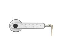 Smart Lock, Serrure de poignée de porte intelligente Produits de sécurité Déverrouillage par empreinte digitale Électronique Biométrique Numérique(Silver)