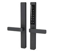 Smart Lock, Serrure intelligente WIFI à 85 corps, for porte de Patio en aluminium, application Smart Life, poignée d'application, serrure numérique électronique empreintes digitales(2885 Multi)