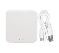Smart Lock WiFi Gateway Bluetooth App Remote Control Contrôle Vocal Contrôle Smart Home Security System pour Home Office Hotel Villa ABS Material 5V 1A Power