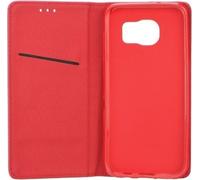 Smart Magnet Book Case Pour Samsung S21 Ultra Rouge/Ed