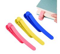 Smart Marker Bookmark-3-Part Set, Automatic Clip Bookmark | Pour romans, manuels et livres de cuisine, flexible et non glissé du silicone